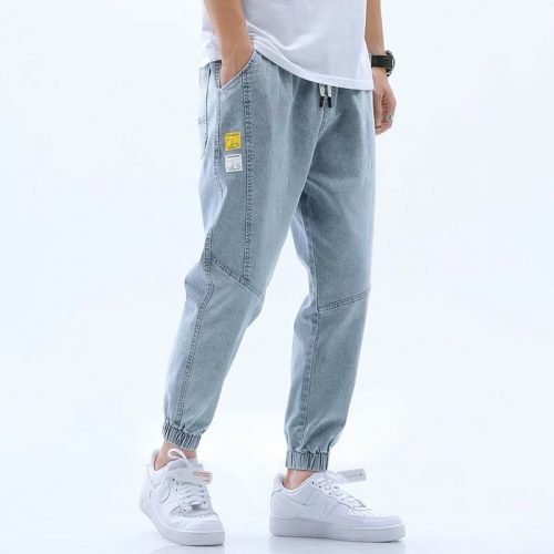 New Loose Men Jeans Male Trousers Simple Design High Quality Cozy All-match Students Daily Casual Straight Denim Pants S-5XL 1