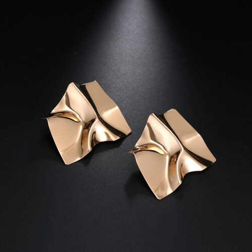 FNIO Fashion Vintage Earrings For Women Big Geometric Statement Gold Metal Drop Earrings 2020 Trendy Earings Jewelry Accessories 6