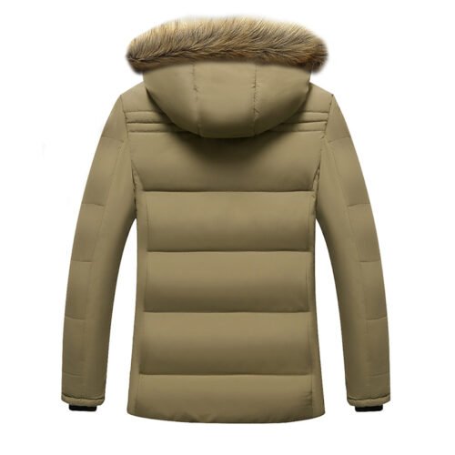 2021 Winter New Warm Thick Fleece Parkas Men Waterproof Hooded Fur Collar Parka Jacket Coat Men Autumn Fashion Casual Parkas Men 5