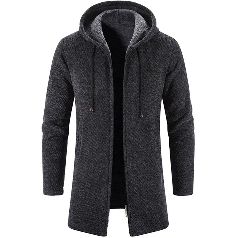 Autumn And Winter Cashmere Men's Cardigan Chenille Outer Sweater Sweater Sweater Coat Windbreaker 2