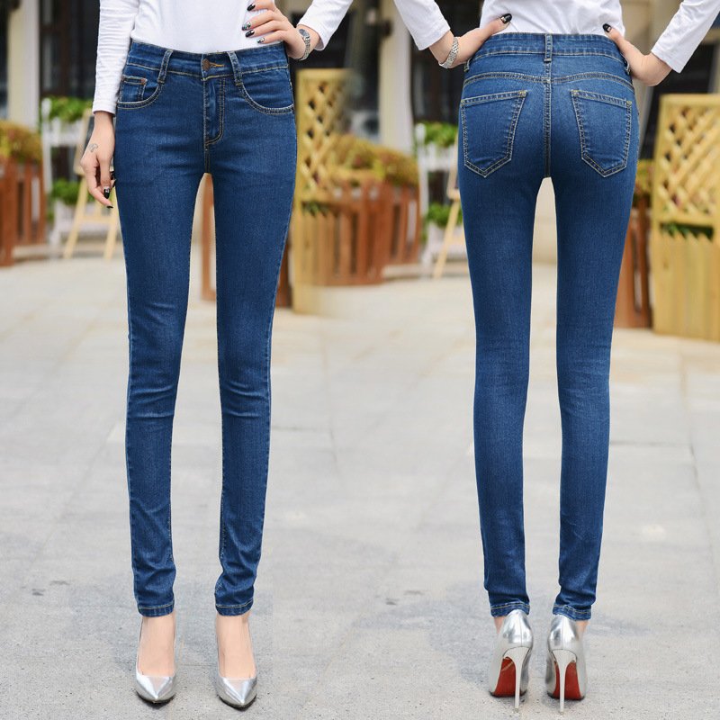 2022 New Plus Size Women's Jeans Casual All-match Slim Jeans High Quality 1