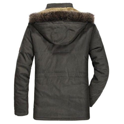 Winter Jacket Men Plus Size 5XL 6XL Cotton Padded Warm Parka Coat Casual Faux Fur Hooded Fleece Long Male Jacket Windbreaker Men 4