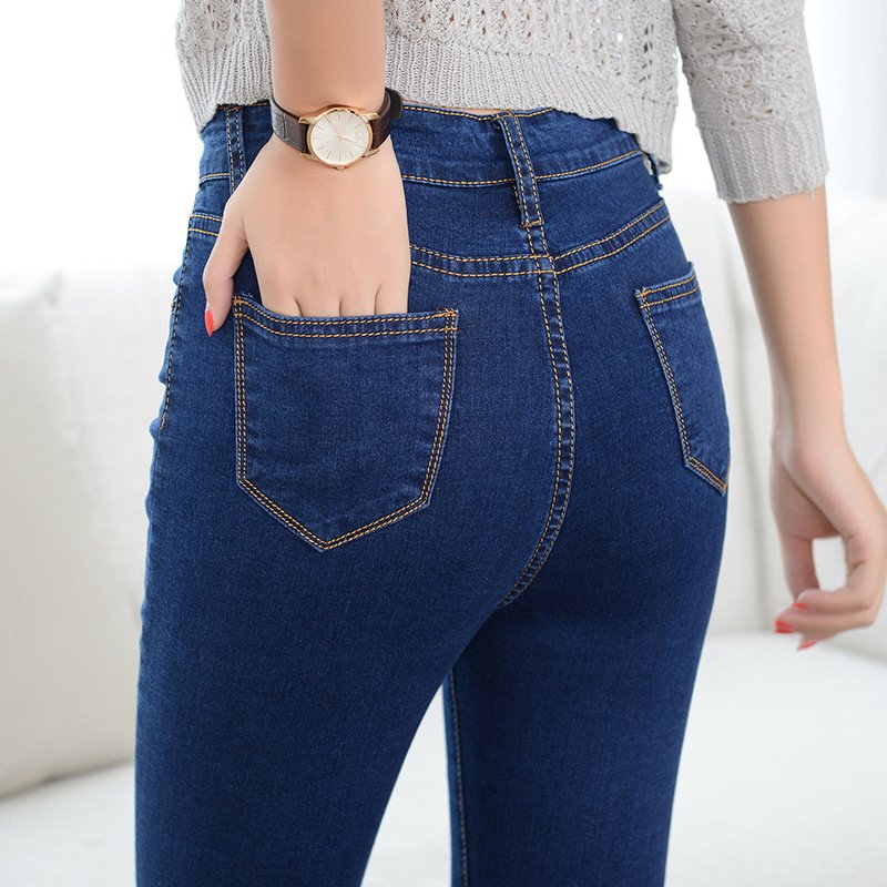 2022 New Plus Size Women's Jeans Casual All-match Slim Jeans High Quality 2